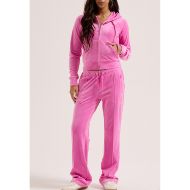 Снимка на JUICY COUTURE ДАМСКИ СУИТШЪРТ CLASSIC VELOUR MADISON OUTLINE HOODIE SUPER PINK 4
