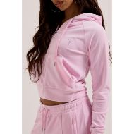 Снимка на JUICY COUTURE ДАМСКИ СУИТШЪРТ CLASSIC VELOUR MADISON OUTLINE HOODIE CHERRY BLOSSOM 5