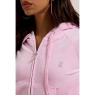 Снимка на JUICY COUTURE ДАМСКИ СУИТШЪРТ CLASSIC VELOUR MADISON OUTLINE HOODIE CHERRY BLOSSOM 6