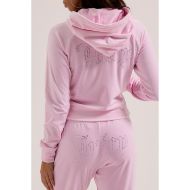 Снимка на JUICY COUTURE ДАМСКИ СУИТШЪРТ CLASSIC VELOUR MADISON OUTLINE HOODIE CHERRY BLOSSOM 8