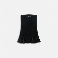 Picture of JUICY COUTURE WOMEN'S BANDEAU RUFFLE DRESS BLACK 1