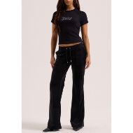 Снимка на JUICY COUTURE ДАМСКИ ТОП JUICY BABY TEE BLACK 4