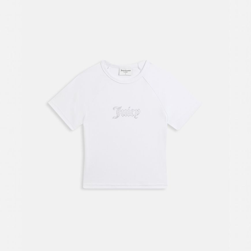 Снимка на JUICY COUTURE ДАМСКИ ТОП JUICY BABY TEE WHITE