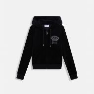 Снимка на JUICY COUTURE ДАМСКИ СУИТШЪРТ GOTHIC CROWN ROBERTSON HOODIE BLACK 1