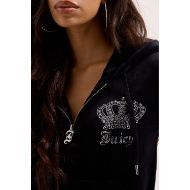 Снимка на JUICY COUTURE ДАМСКИ СУИТШЪРТ GOTHIC CROWN ROBERTSON HOODIE BLACK 6