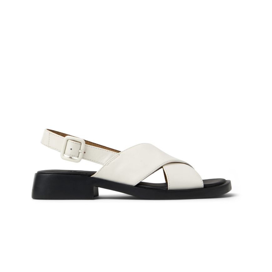 Picture of CAMPER WOMEN'S X-STRAP SANDAL DANA IN WHITE