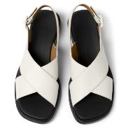 Picture of CAMPER WOMEN'S X-STRAP SANDAL DANA IN WHITE 3