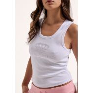 Picture of JUICY COUTURE WOMEN'S GOTHIC CROWN VEST WHITE 4