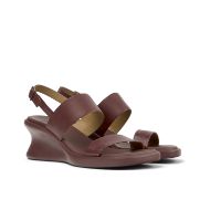 Picture of CAMPER WOMEN'S LOUISE STRAP SANDAL IN BURGUNDY 2