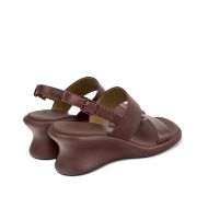 Picture of CAMPER WOMEN'S LOUISE STRAP SANDAL IN BURGUNDY 4