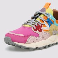 Picture of FLOWER MOUNTAIN WOMEN'S YAMANO 3 WOMAN SUEDE AND TECHNICAL FABRIC SNEAKERS - FUCHSIA-PINK-MULTI 4