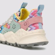 Снимка на FLOWER MOUNTAIN ДАМСКИ ОБУВКИ KOTETSU WOMAN SUEDE AND WEAVED FABRIC SNEAKERS - CREAM-PINK-LIGHT GREE 5