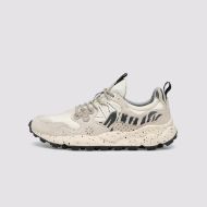 Снимка на FLOWER MOUNTAIN МЪЖКИ ОБУВКИ YAMANO 3 UNI SUEDE AND TECHNICAL FABRIC SNEAKERS - ANIMALIER OFF WHITE- 1