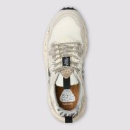 Снимка на FLOWER MOUNTAIN МЪЖКИ ОБУВКИ YAMANO 3 UNI SUEDE AND TECHNICAL FABRIC SNEAKERS - ANIMALIER OFF WHITE- 3