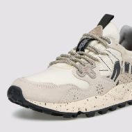 Снимка на FLOWER MOUNTAIN МЪЖКИ ОБУВКИ YAMANO 3 UNI SUEDE AND TECHNICAL FABRIC SNEAKERS - ANIMALIER OFF WHITE- 4