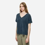 Снимка на DIRTY LAUNDRY ДАМСКИ ТОП OVERSIZED V-NECK T-SHIRT VINTAGE BLUE 2