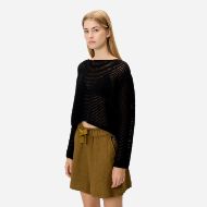 Picture of DIRTY LAUNDRY WOMEN'S KNITTED CROPPED LONGSLEEVE IN BLACK 2