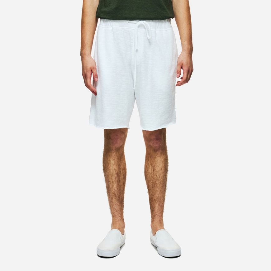 Снимка на DIRTY LAUNDRY МЪЖКИ БЕРМУДИ SWEATBERMUDA WITH RAW EDGES В БЯЛО