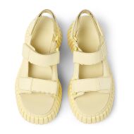 Picture of CAMPER WOMEN'S PIX BCN STRAP SANDAL IN YELLOW 3