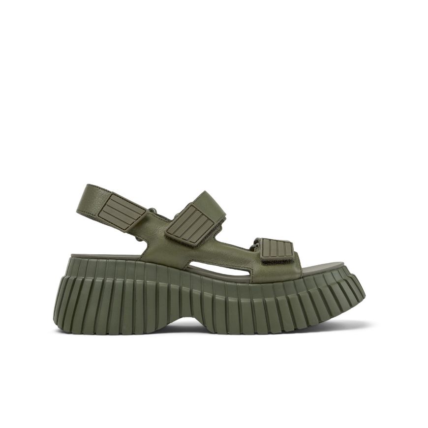 Picture of CAMPER WOMEN'S PIX BCN STRAP SANDAL IN GREEN