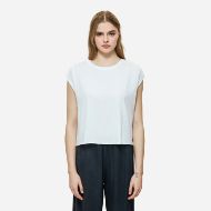 Picture of DIRTY LAUNDRY WOMEN'S BOXY T-SHIRT WITH SLEEVE DETAIL IN WHITE 1