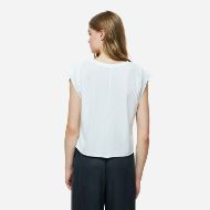 Picture of DIRTY LAUNDRY WOMEN'S BOXY T-SHIRT WITH SLEEVE DETAIL IN WHITE 3