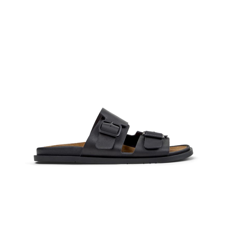 Picture of CAMPER MEN'S LLUC STRAP SANDAL IN BLACK