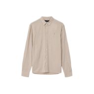 Picture of ALLSAINTS MEN'S ASHI LONG SLEEVE SHIRT IN SANDSTONE BROWN 8