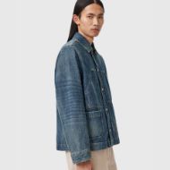 Picture of ALLSAINTS MEN'S MUKESH EMB JACKET IN MID INDIGO 4