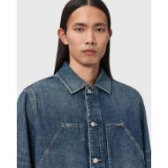 Picture of ALLSAINTS MEN'S MUKESH EMB JACKET IN MID INDIGO 3