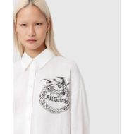 Picture of ALLSAINTS WOMEN'S SPARROW SHIRT IN WHITE 4