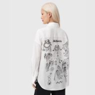 Picture of ALLSAINTS WOMEN'S SPARROW SHIRT IN WHITE 2