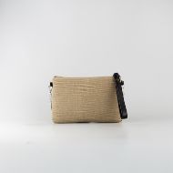 Picture of LOVE MOSCHINO WOMEN'S CLUTCH CANVAS SIGNATURE LOVE IN BEIGE 3