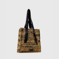 Picture of ALLSAINTS WOMEN'S LULLAH STRAW TOTE BAG IN BISCUIT BROWN 1