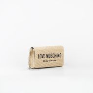 Picture of LOVE MOSCHINO WOMEN'S SMART DAILY BAG CANVAS SIGNATURE LOVE IN BEIGE 2