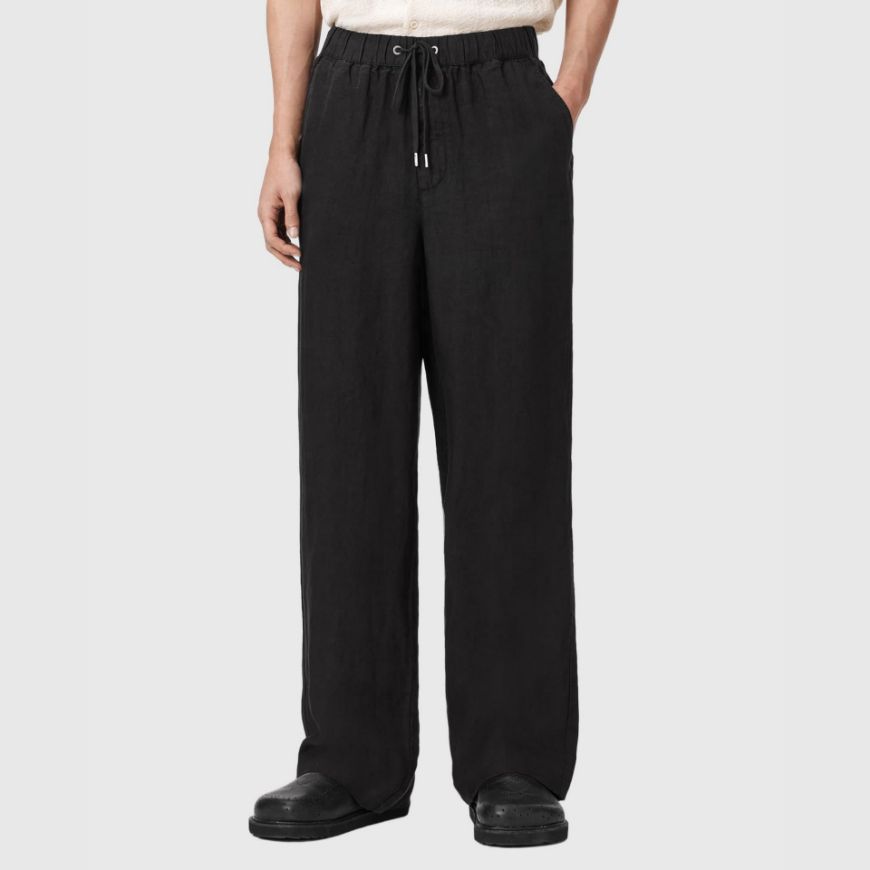 Picture of ALLSAINTS MEN'S SHARP TROUSERS IN SHADED BLACK