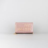 Picture of LOVE MOSCHINO WOMEN'S SHINY SMART DAILY BAG WITH LOGO IN ROSE 1
