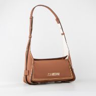 Picture of LOVE MOSCHINO WOMEN'S SHOULDER BAG STITCHED LOVE IN BROWN 2