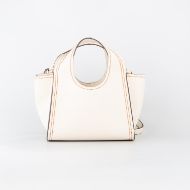 Picture of LOVE MOSCHINO WOMEN'S MINI SHOPPING BAG STITCHED LOVE IN IVORY 3