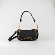 Picture of LOVE MOSCHINO WOMEN'S SHOULDER BAG STITCHED LOVE IN BLACK 1