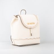 Picture of LOVE MOSCHINO WOMEN'S BACKPACK STITCHED LOVE IN IVORY 2
