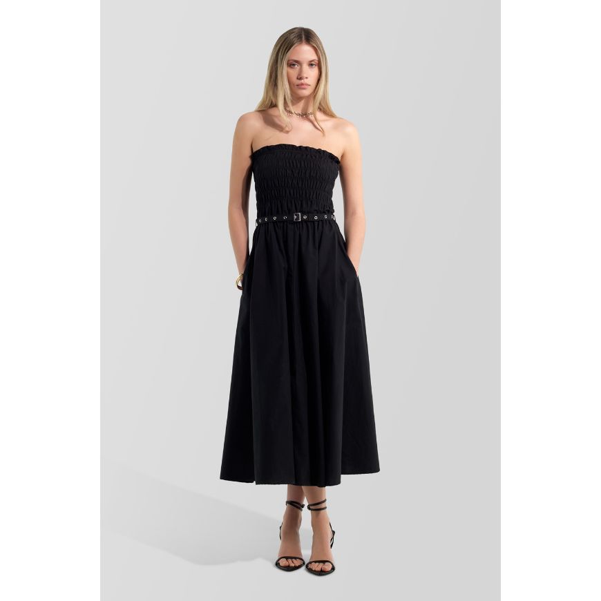 Picture of GAS WOMEN'S POPSY DRESS 0200 BLACK