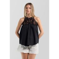 Picture of GAS WOMEN'S POPSY TOP 0200 BLACK 1
