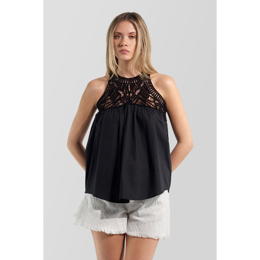 Picture of GAS WOMEN'S POPSY TOP 0200 BLACK