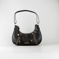 Picture of LOVE MOSCHINO WOMEN'S HOBO BAG WITH ROCK-CHIC DETAILING IN BLACK 1