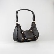 Picture of LOVE MOSCHINO WOMEN'S HOBO BAG WITH ROCK-CHIC DETAILING IN BLACK 2