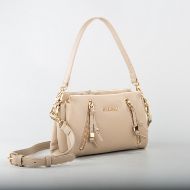 Picture of LOVE MOSCHINO WOMEN'S SHOULDER BAG WITH ROCK-CHIC DETAILING IN TAUPE 2