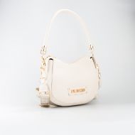 Picture of LOVE MOSCHINO WOMEN'S HOBO BAG WITH GEOMETRIC HANDLES IN WHITE 2