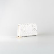 Picture of LOVE MOSCHINO WOMEN'S SMART DAILY BAG WITH HEART-SHAPED PERFORATION IN WHITE 2