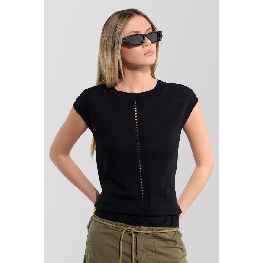 Picture of GAS WOMEN'S ROSITA TOP 0200 BLACK